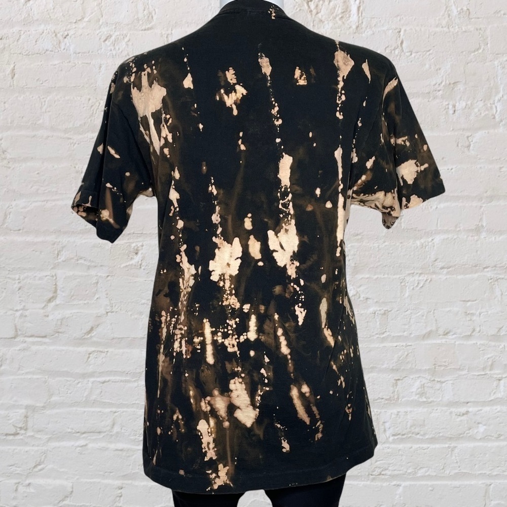 Vintage upcycled bleach dye Chicago single stitch tee, XL - Picture 3 of 8